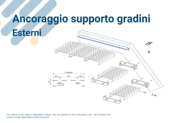 Supporto gradino esterno - immagine 2