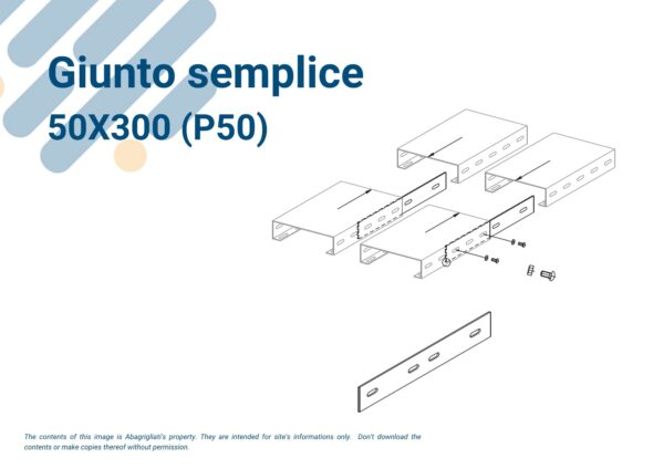 Giunto semplice 50x300 (P50) - immagine 2